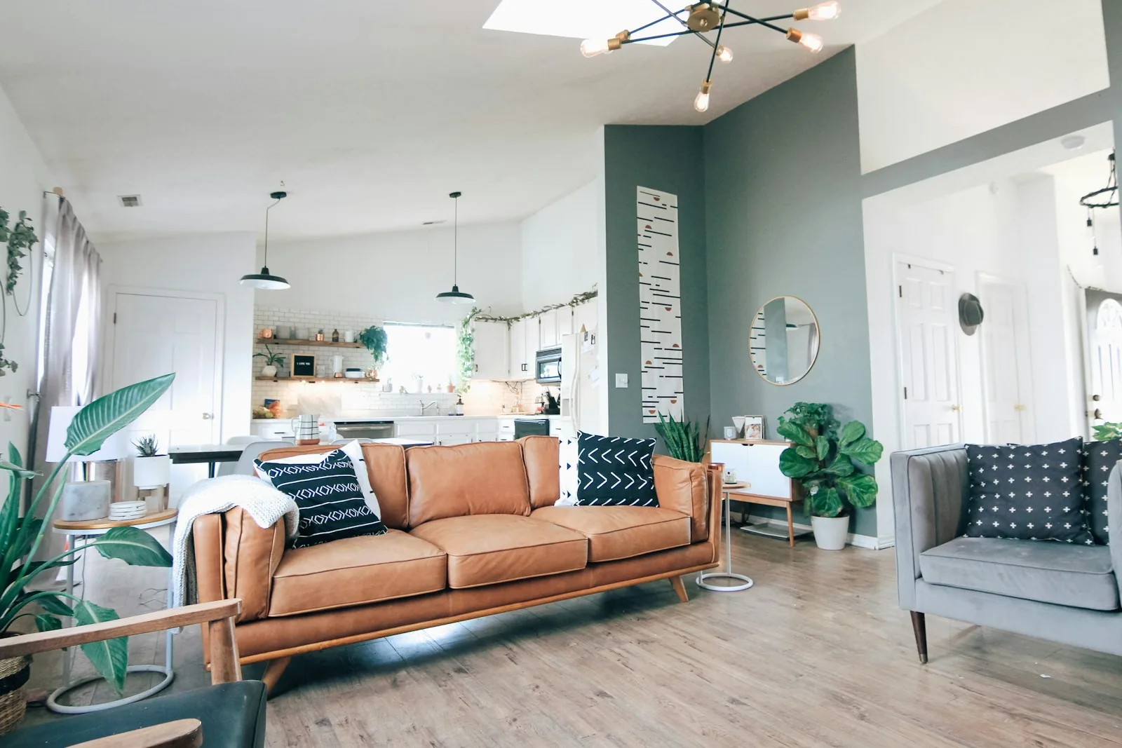 A comfortable living space with everyday home details