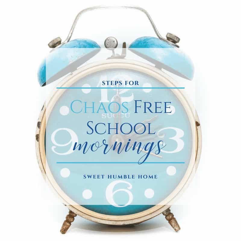 Chaos Free School Mornings - Tips for A Smoother Morning with Kids