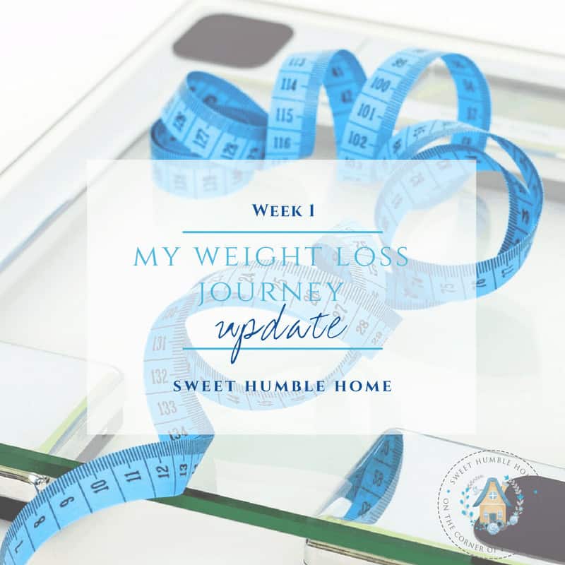 Week 1 – My Weight Loss Journey Update