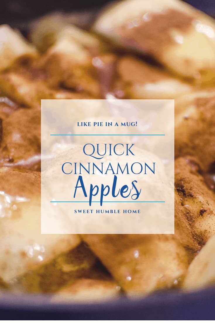 Sweet Humble Home - Quick Cinnamon Apples 
