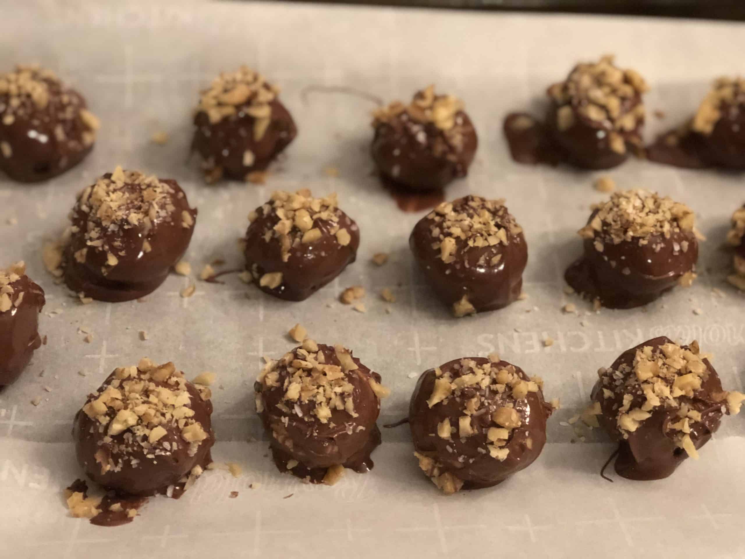 Easy to make peanut butter balls