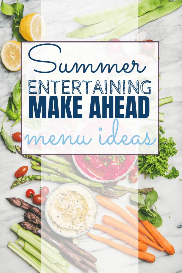 Summer make ahead meals Recipes for entertaining, for families, for a crowd! Use your slow cooker to keep the heat out of your kitchen and enjoy your party! Sweet Humble Home