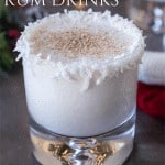 Recipes for holiday rum cocktails.