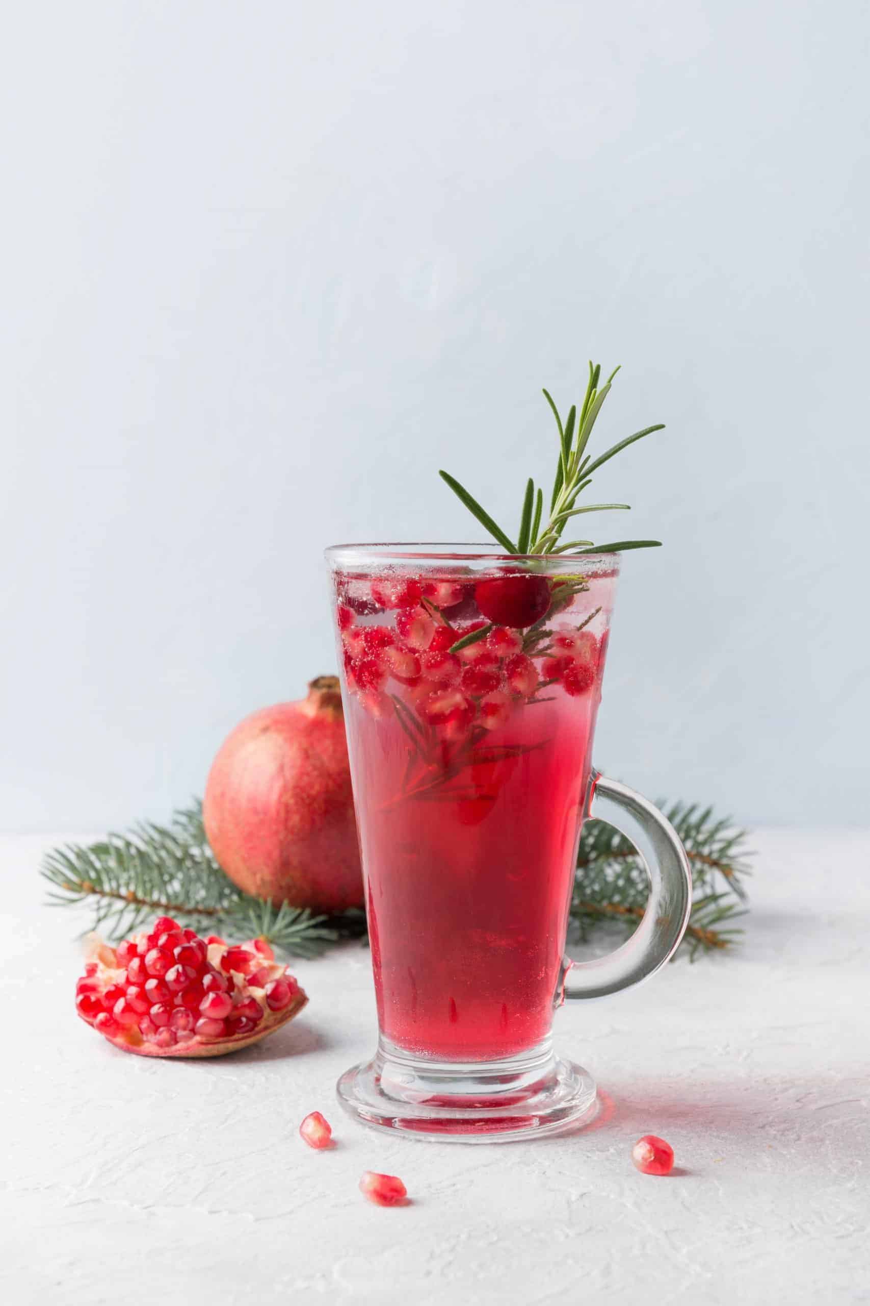 How to make a cranberry champagne cocktail for the holidays!