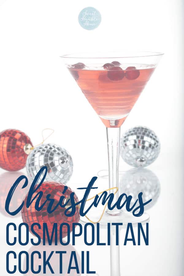 Steps to make a Christmas cosmo