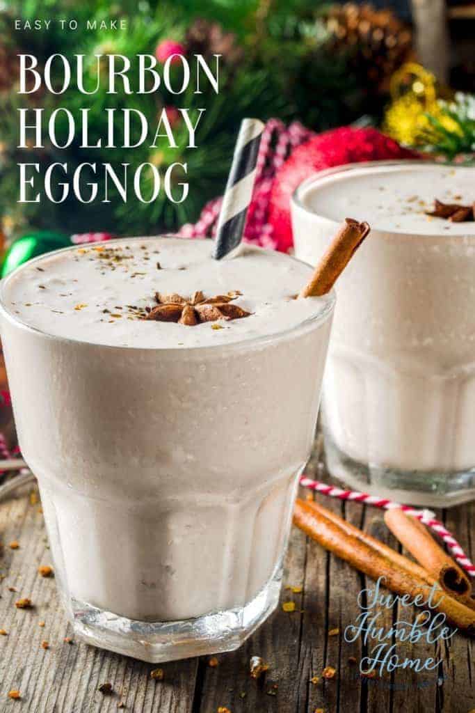 How to make a spiked holiday eggnog with bourbon