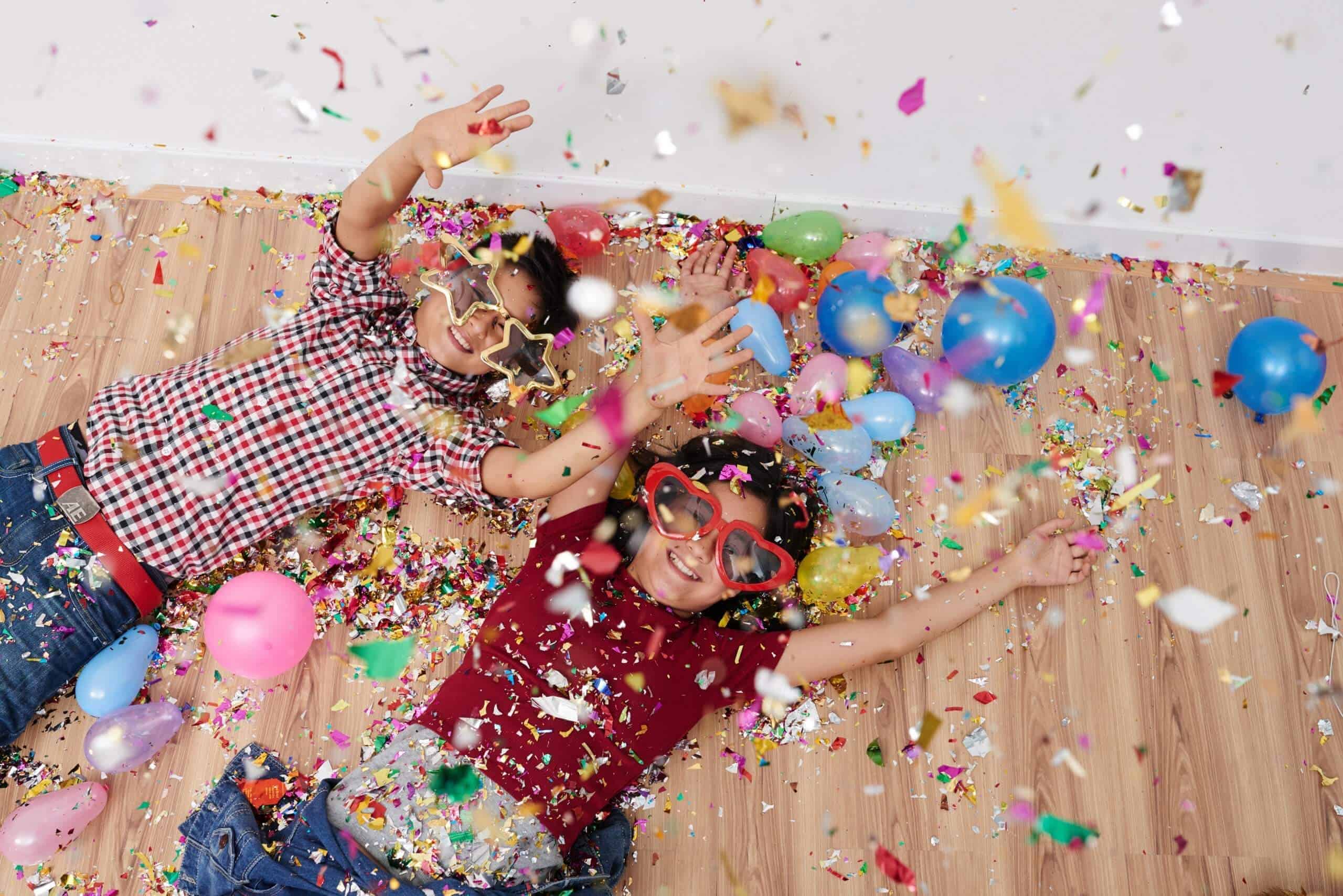 Planning a New Years Eve party at home for your family - how to's and ideas.